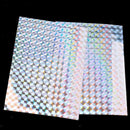 4Pcs Holographic Fishing Lure Tape Adhesive Prism Tape Scales Lure DIY Tools