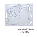 Christmas Penguin Boy Joint DIY Scrapbook Embossing Craft Cutting Die