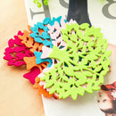 Set of 5 Tree Shaped Felt Coasters Holder Mats Pad Bowl Mug Tea Cup Placemat.AU