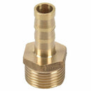 5Pcs 3/8 inch PT Thread 8mm Air Water Fuel Hose Brass Barb Fitting Adapter C3W6