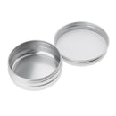 10pcs 5/15ml Empty Aluminium Cosmetic Pot Jar Tin Container Box w/Screw Lids