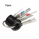 11pcs/Set Car Wire Terminal Removal Tool Crimp Connector Extractor Release QMM