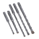 5x Electric Hammer Drill Round Handle 2 Pit 2 Slot Impact Drill Cement Drill