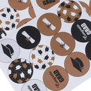 60pcs Graduation Sealing Stickers Paper Labels for DIY Gifts Packaging Decor