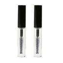 2 Pack Portable Empty Plastic Eyelash Mascara Bottle Lip Tint Tube Container