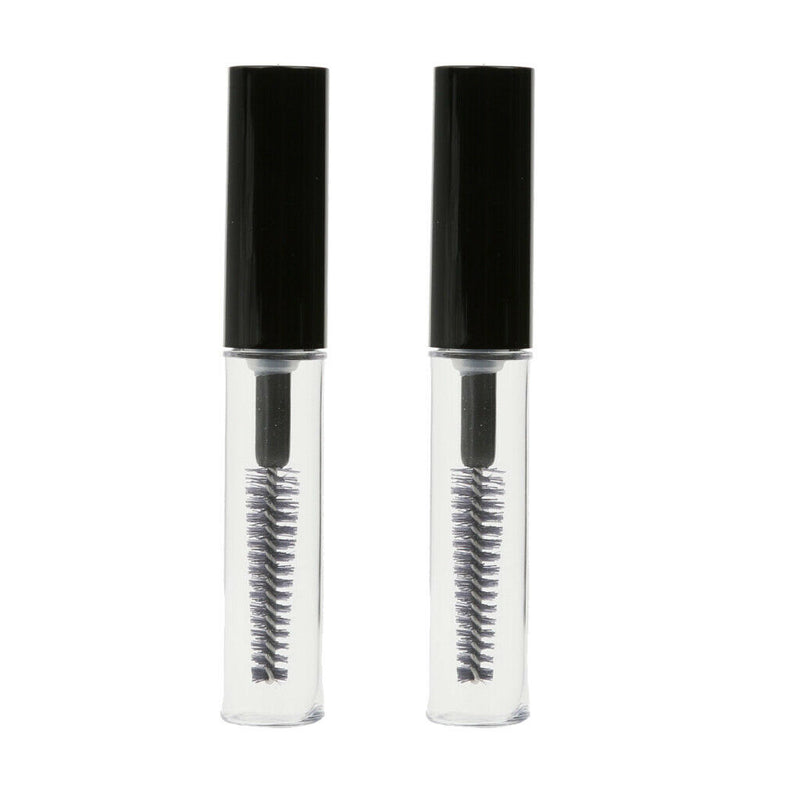 2 Pack Portable Empty Plastic Eyelash Mascara Bottle Lip Tint Tube Container