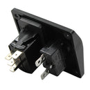 Bilge Pump Switch Panel Auto/Off/Manual Rocker Switch 12 volt with Fuse