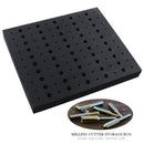 Multi-holes Save Space Milling Cutters Holder EVA Hard Foam Router Bit Tray