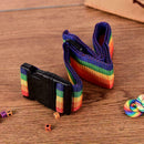 New 4 Travel Luggage Suitcase Strap Baggage Backpack Bag Rainbow Color Belt C4M1