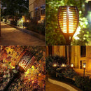 LED Solar Flame Light Outdoor Garden Courtyard Lawn Waterproof Torch Lamp O7C6