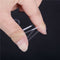 500pcs Clear Ponytail Holder Elastic Rubber Band Hair Ties Ropes Rings Z