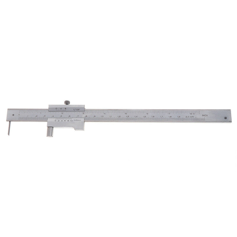 200mm Stainless Steel Parallel Marking Gauge Vernier Caliper w/ Carbide Scriber
