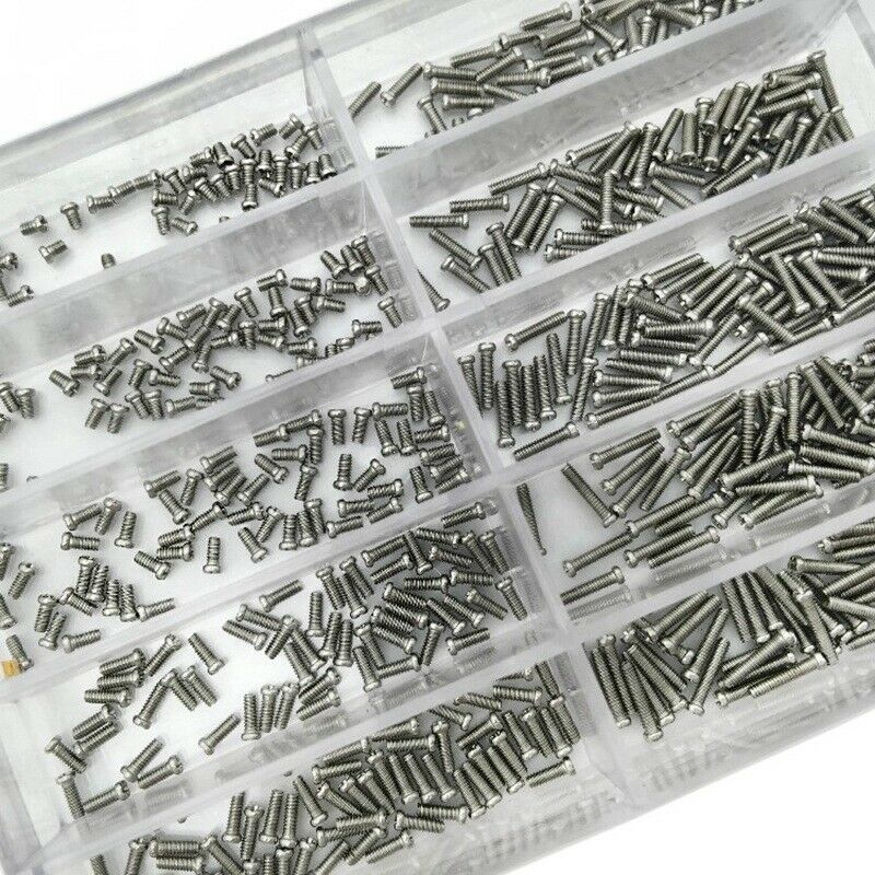 1.2Mm Stainless Steel Assorted Screws Watch Tools For Repairs Watch 10 Size D4H8