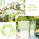 Artificial Simulation Weeping Willow Wall Hanging Garden Decor New T6F1