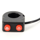 Universal Waterproof 7/8inch 22mm Motorcycle Headlight Switch Fog Lamp