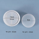 DIY Round Storage Bottle Silicone Mold For Sealed Tank Epoxy Storage Box MSEAU