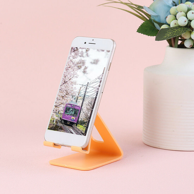 Portable Tablet Phone Stand Silicone Pad Strong Plastic Bracket Desk Support