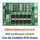 3S 60A Bms Board Lithium Li-Ion 18650 Battery Protection Board With Balance