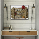 5D DIY Full Drill Diamond Painting Home Sweet Home Cross Stitch Embroidery