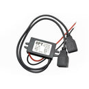 12V to 5V 3A USB Power Adapter Converter Cable Connector Car Charger Phone H2W1