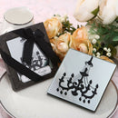 2pcs Frosted Chandelier Glass Coasters Drinks Bottle Placemat Cup Mat