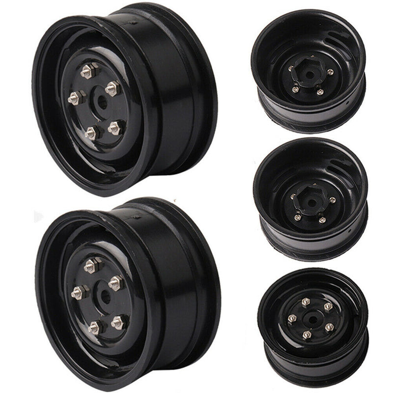 Durable Simulation Plastic Tire Lock Universal Crawler Beadlock Wheel Rims SCX10