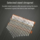 17 Key Kalimba Mahogany Thumb Piano Mbira Natural Mini Keyboard Instrument