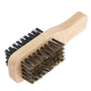 3x Male Men Boar Bristle Beard Mustache Brush w/ Handle Face Hair Shaving