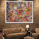 5D DIY Full Drill Diamond Painting Colorful Circles Cross Stitch Embroidery