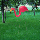 Plastic Flamingo Holiday Party Decor Garden Lawn Patio Yard Ornament-Pink