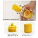 2 In 1  Resistant Oil Bottle Oil Brush 2 Pans