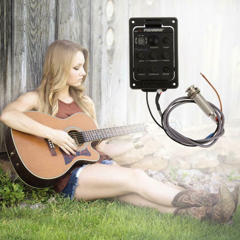 Onboard Preamp Guitar EQ Tuner Piezo Pickup Equalizer for FISHMAN 201 A