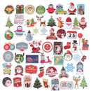 100Pcs Christmas theme lovely DIY scrapbook suitcase laptop guitar car stickerME