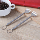 Practical handy adjustable stainless steel back telescopic scratcher massagTEUS