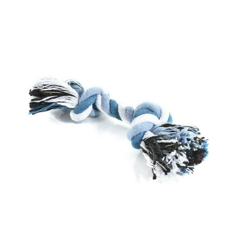 1X Pet Puppy Dog Cotton Knot Braided Teeth Clean Chew Toys Rope Random Cute