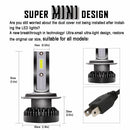 Waterproof Canbus H7 LED Error Free Metal Bulb Car Limelight Lamp Kit Headlight