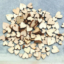 300pcs Rustic Wooden Love Heart Wedding Table Scatter Chic Decoration Cra Dwgp