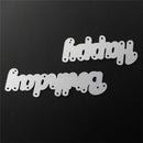 Happy Birthday Cutting Die Stencil Scrapbooking Album Paper Embossing U4U1 I4A9