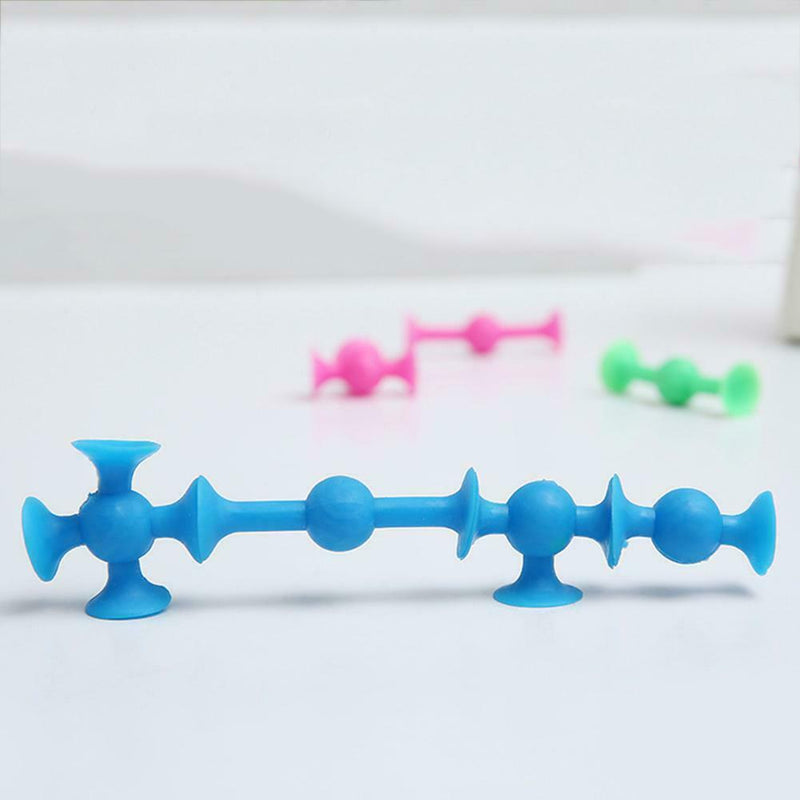 Building Blocks Assembled Sucker Suction Cup Funny Construction To