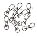 10xswivel trigger key ring lobster clasp clip snap hook diy jewelry findings