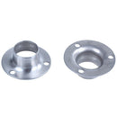 4pcs Wardrobe Hanging Rail Rod Support Socket Holder for 22mm Dia Tube U1Q9