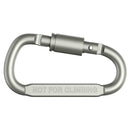 6pcs Multifunction Carabiner Outdoor Aluminum Alloy D-ring Climbing Buckle