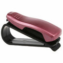 2 Pcs Red Eyeglasses Sunglasses Clip Holder for Car Auto D9O8