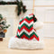 Knitted Christmas Hat Plush Striped Santa Claus Cap Gifts (Red Green White) A#S