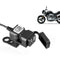 Motorcycle 12V Dual USB Power Socket Charger Waterproof Handlebar Charger MountS
