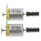 N20 Micro Motor DC 12V-24V Long Shaft Motor With Worm Rod for Adding Encoder JR