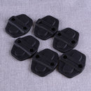 6pcs Black ABS Car Door Lock Trim Covers Fit For Jeep Wrangler JL 2018