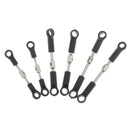6 Pieces Metal Steering Linkage Pull Rods for Wltoys 144001 1/14 RC Buggy