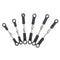 6 Pieces Metal Steering Linkage Pull Rods for Wltoys 144001 1/14 RC Buggy