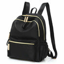 Casual Oxford Backpack Women Black Waterproof School Bags for Teenage Girls M9S2